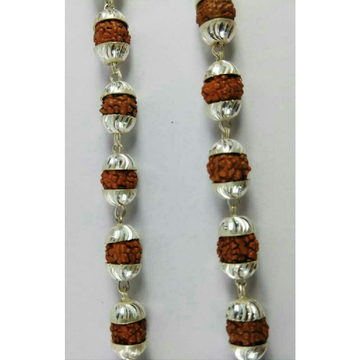 925 Silver Fancy Rudraksh Mala