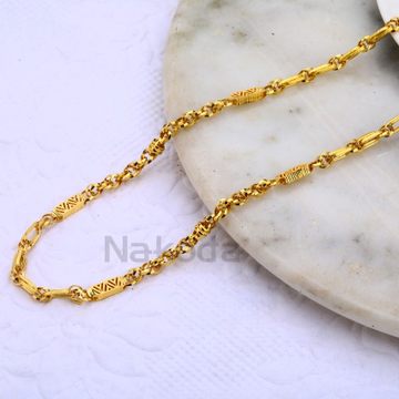 22KT Gold CZ Exclusive Mens Chock Chain MCH665