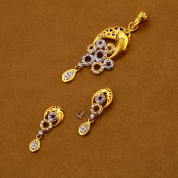 Ladies pendant set 916 cz by 
