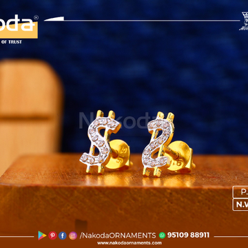 916 Gold Stylish Earring ME15