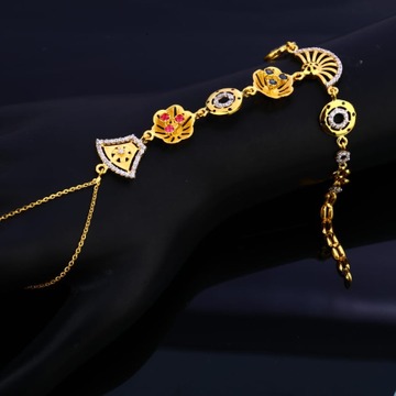 916 Gold CZ Delicate Ladies Hathpan HP98