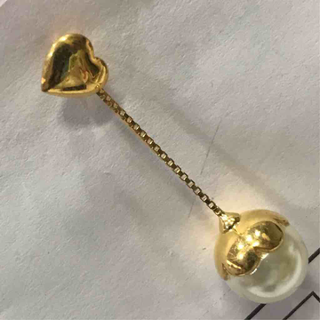 22ct 916 gold fancy pearl earrings by D.M. Jewellers