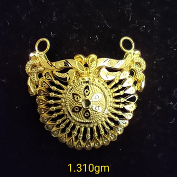 916 Gold Mangalsutra Pendant by 