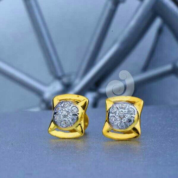 18ct Attractive Cz Gold Tops