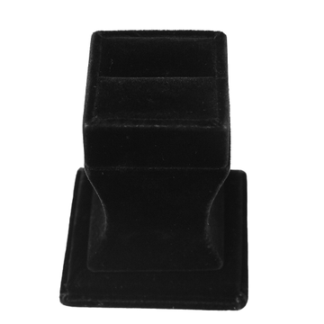 jewellery ring stand black fur by 