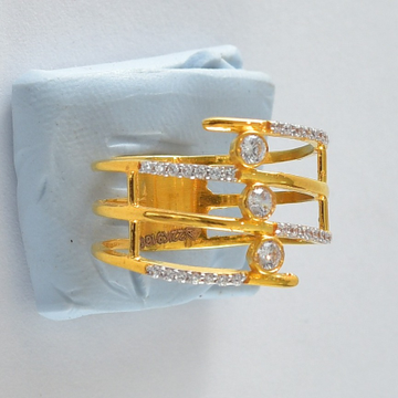 916 Gold Hallmark Wedding Wear Ring  by Peri Jewellers