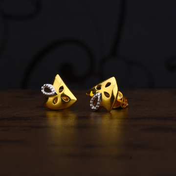 Ladies 916 Gold Drsigner Earring -LPE227