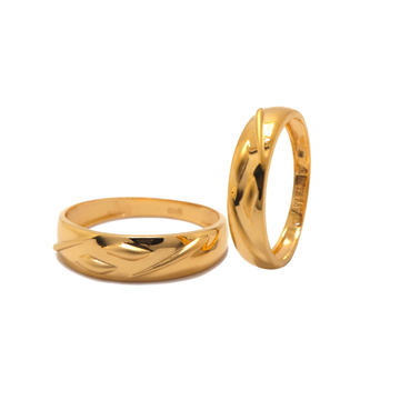 Plain gold deals ring for couple