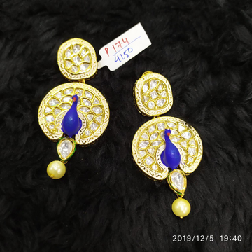 peacock earrings # 180