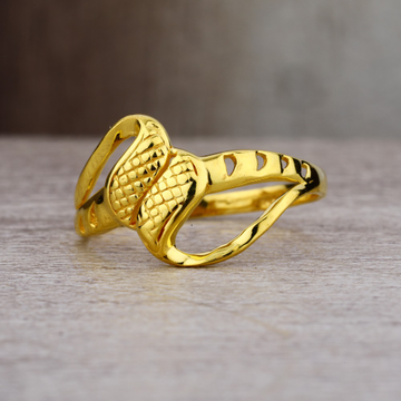 Ladies 916 Gold Unique Designer Ring -LPR54