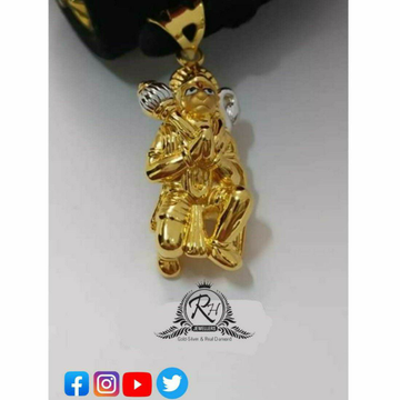 22 Carat Gold Hanuman Pendants RH-GP491