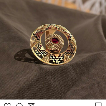22K Gold Ring by 