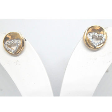18kt yellow gold fancy dailyware tops earrings for... by 