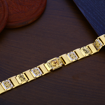 916 Gold Mens Bracelet-MPB108