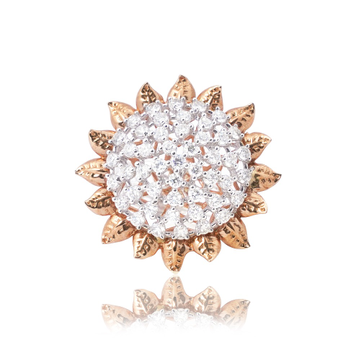 18Kt Rose Gold Diamond Cocktail Ring by 