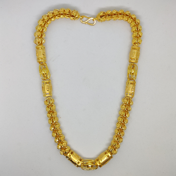 916 Gold Fancy Hollow Chain