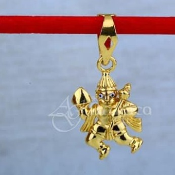 916 Gold Plan Casting Hanumanji Chain Pendal RH-CP...