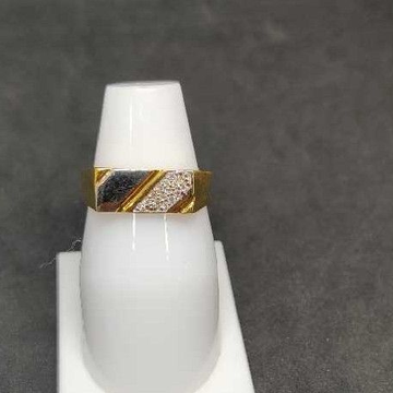916 Men's fancy gold ring