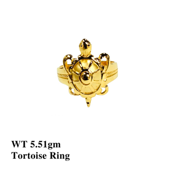 22k Tortoise ring plain by 