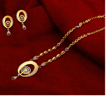 22kt Gold  Hallmark Stylish Chain Necklace  CN154