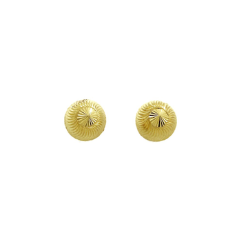 22K Gold Round Vertical Tops by 