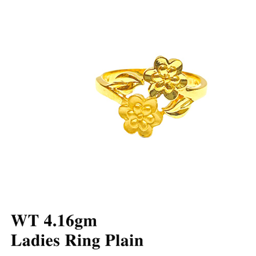 22K Ladies Ring Plain by 