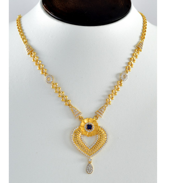 916 Hallmark Gold Wedding Design Necklace   by Peri Jewellers