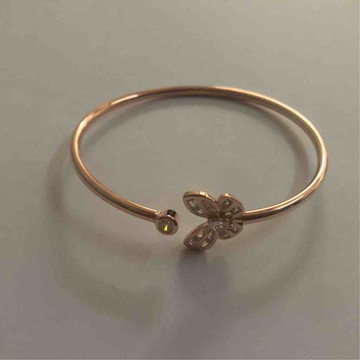 Butterfly shaped sterling silver kada by Veer Jewels