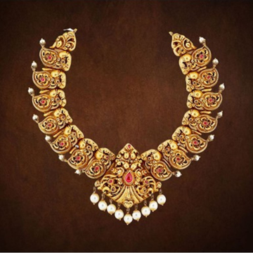 22k Gold Cocktail Traditional Necklace