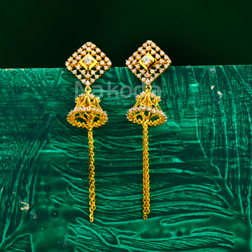 916 Gold Women's Hallmark  Jhummar Earring LJE384