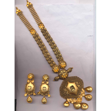 22KT Gold Hallmark Antique Khokha Rani Har