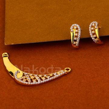 916 Gold Ladies Mangalsuta Fancy Pendant Set MP497