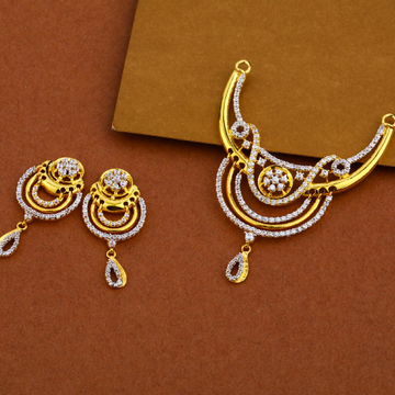 916 Gold Diamond Pendant MP02