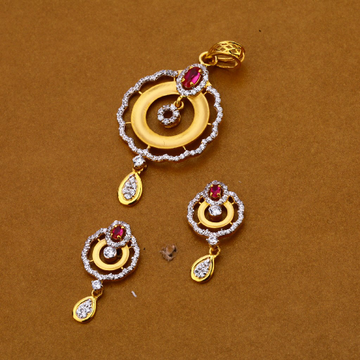 916 Gold Exclusive Pendant Set FPS163