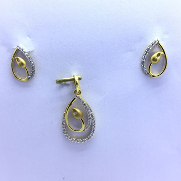DESIGNING FANCY GOLD PENDANT SET by 