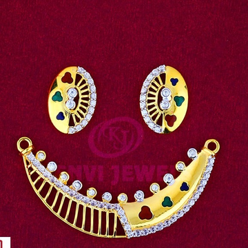 916 Gold Mangalsutra Pendal with Butti MSP-003