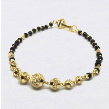 Two Tone Gold Ladies Lucky Beads Bracelet by 