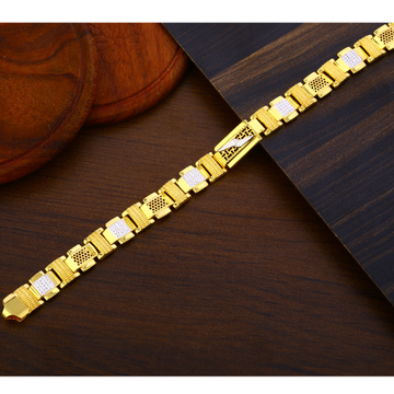 916 Gold Men's gorgeous Hallmark Bracelet MPB378