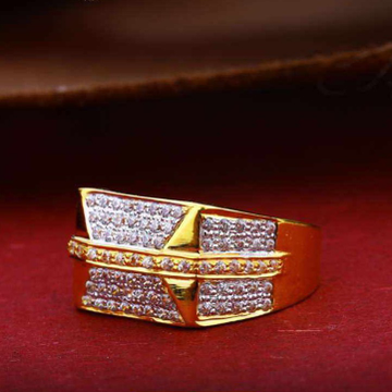 22k(916)Fancy Gents Diamond Ring by Sneh Ornaments