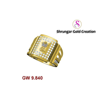 916 Gold Attractive Gents Ring by 
