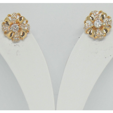 18kt gold fancy special occasion earring for women... by 