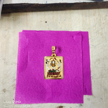 Gold Antique Daily Wear Pendant SAGP28 by Saurabh Aricutting