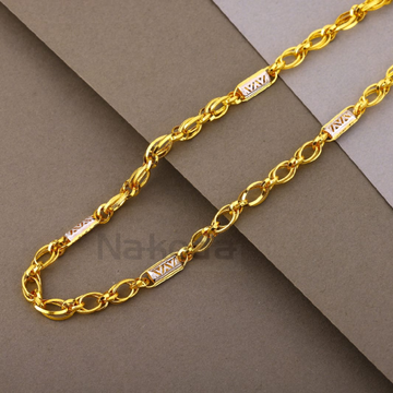 916 Gold Men's Delicate Choco Chain MCH816