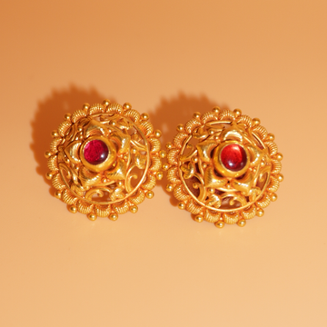 916 Gold Antique Earrings