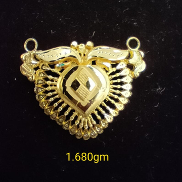 916 Gold Mangalsutra Pendant by 