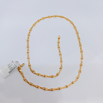 Gold indo italian chain by Ghunghru Jewellers