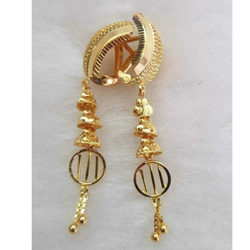916 Gold Fancy Fishbali Earrings Akm-er-176 by 