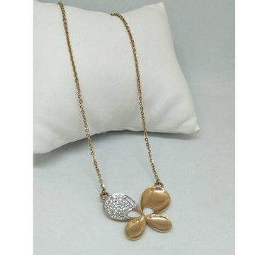 18 KT Rose Gold Pendant Chain by 