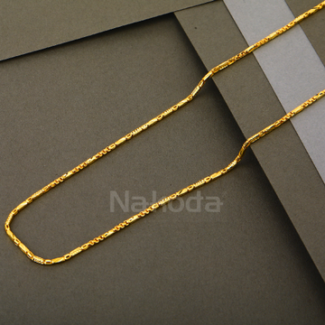 916 Gold Gentlemen's Fancy Choco Chain MCH780