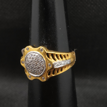 Jen's diamond printed ring by S.P. Jewellers